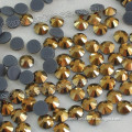 Flatback Crystal Hotfix Gold Hematite Rhinestone with Low Price SS4/SS6/SS10/SS20/SS30/SS40